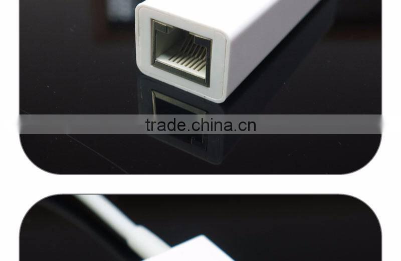 Vision premium white USB2.0 10/100m ethernet adapter for Mac