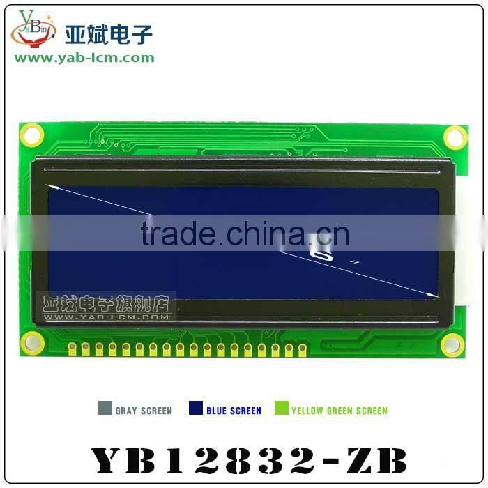 128x32 lcd Chinese word stock modules 8-bit/4-bit Parallel,3-SPI Serial