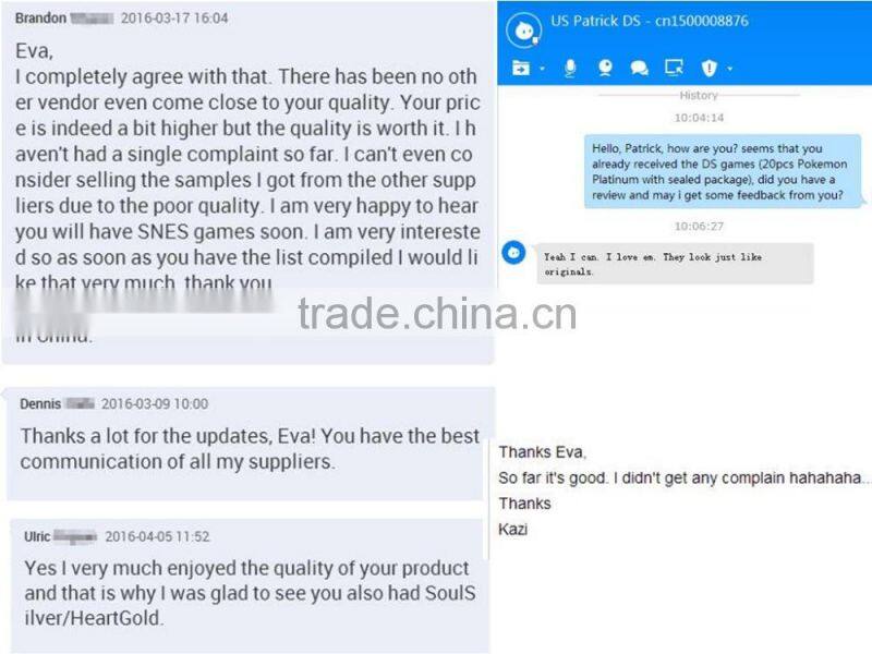 Free shipping Video games for DS Poke mon SoulSilver