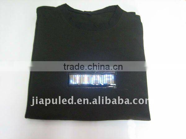 2015 new style hot party flashing light up bright T shirt with high quality