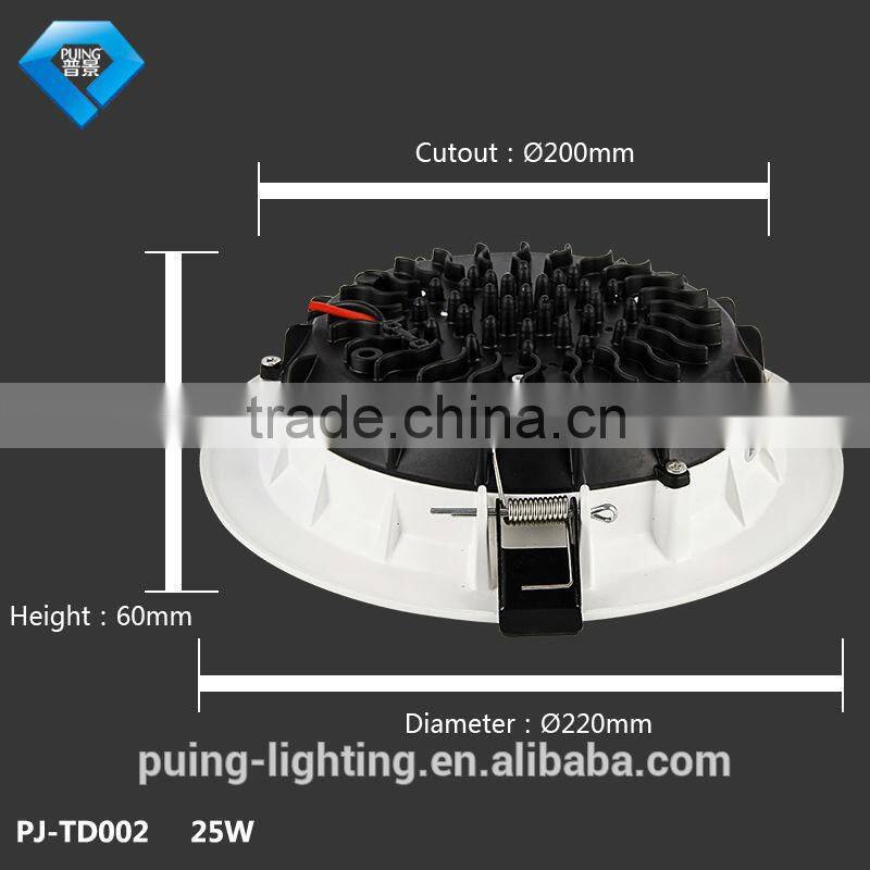 Classic commercial COB Recessed LED Downlight