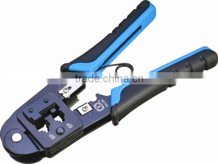 Dual-Modular Plug Crimps,Strips&Cuts Tool
