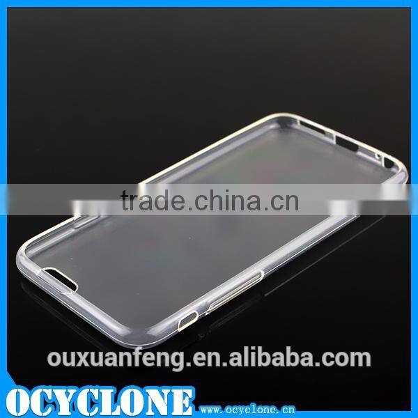 New fashion 4.7 inch transparent TPU back case for iphone 6 mobile phone