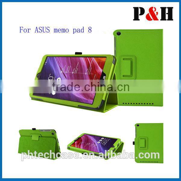 Book leather case, stand leather case, leather flip case for ASUS MeMo Pad 8