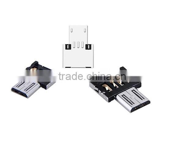 Micro USB Male To USB Female OTG Sticker Adapter Converter For Android Tablet Phone