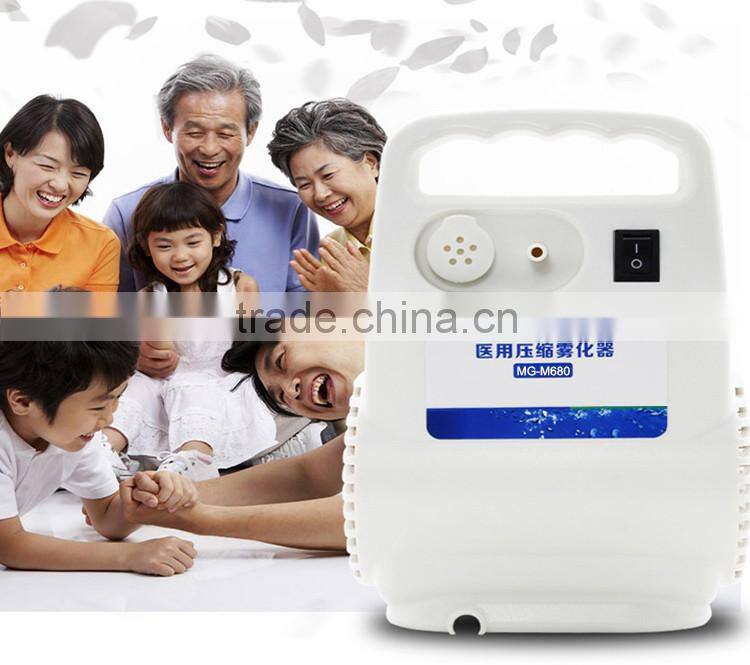 With Free Nebulizer Cup Mini Hand Pump Air Compressor Electronic Atomization Device Portable Nebulizer Machine