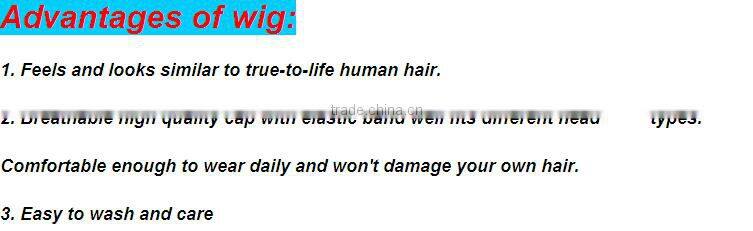 Cosplay Wig Oblique Bangs Long Straight Human Wigs 80cm 32 inch Costume party synthetic hair wig