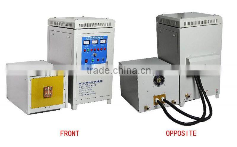 Hot sale 50kw high frequency induction iron melting machine