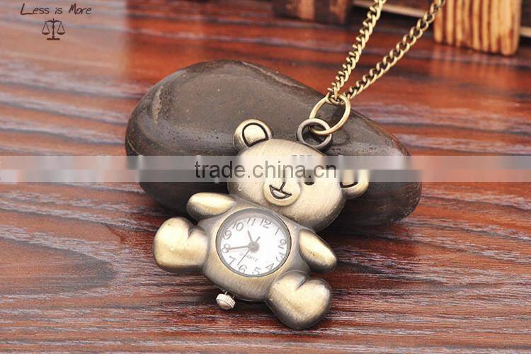 Alloy Antique Pocket Watch for bear Style