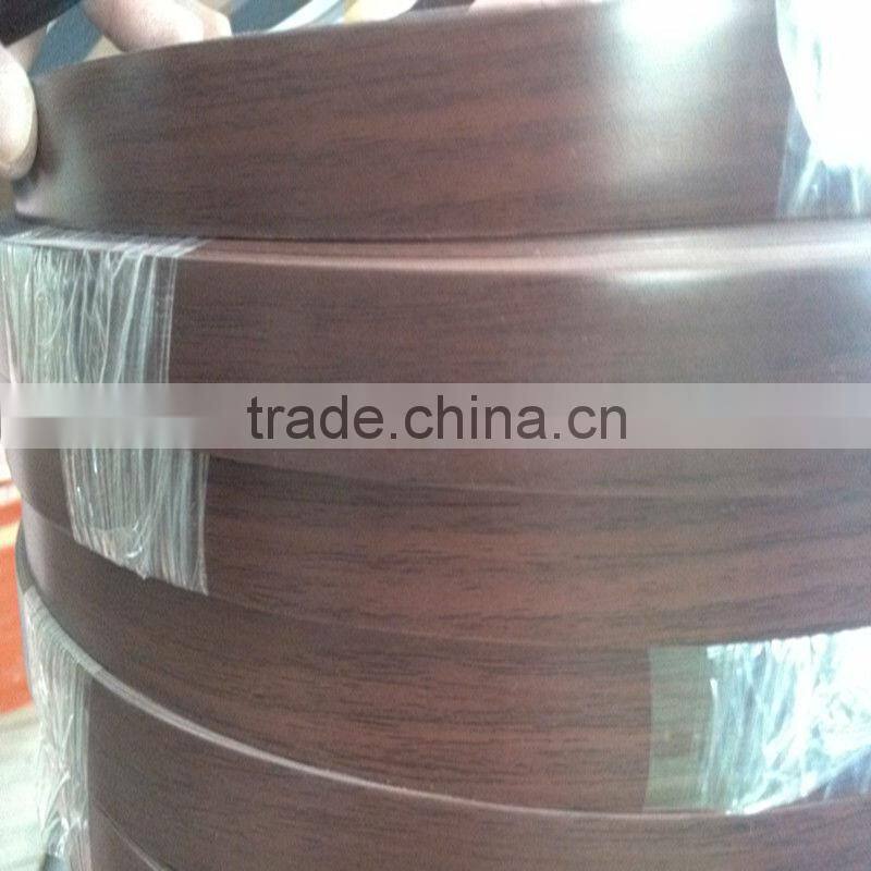 high quality pvc edge banding ,solid color and wood grain