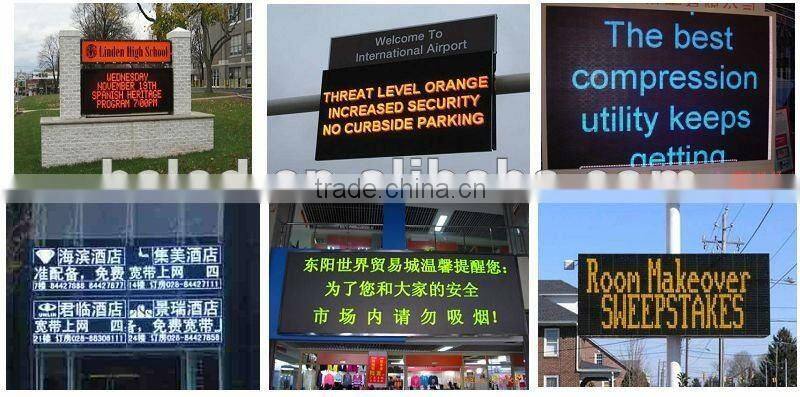 PH10 remote control led electronic traffic signs