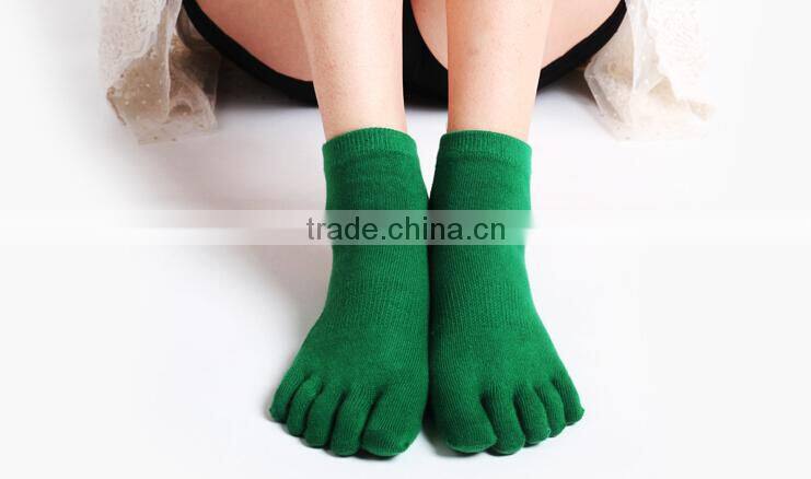 Sexy Hot Teen Girl Custom Made Socks Gray Anti Slip Yoga Pilates Toe Socks