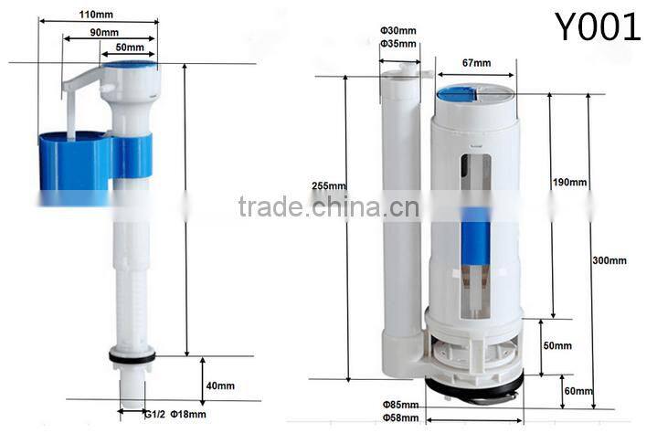Y048 ceramic sanitary ware pedestal basin