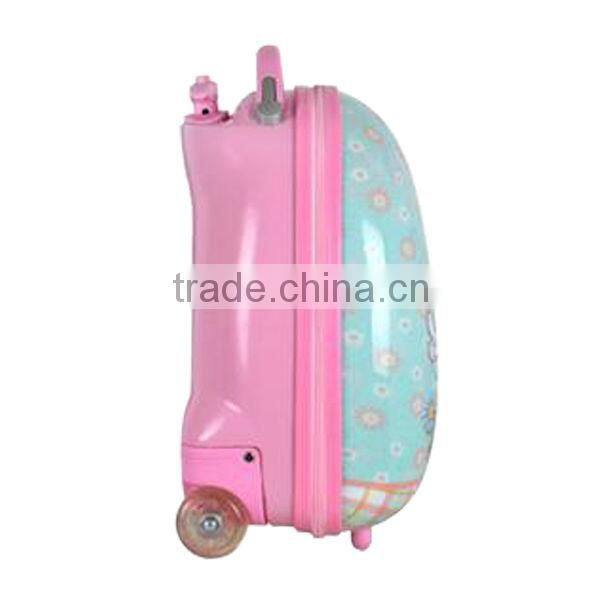 2014 china factory kitty cartoon image trolley school bag,kids travel trolley bag