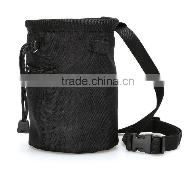 Rock Climbing Weightlifting Chalk Bag With Drawstring Closure