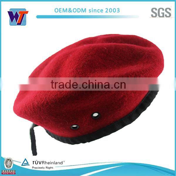 Custom french hat beret cheap military beret with band