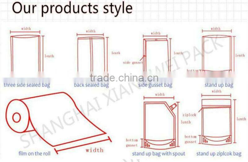 11 years factory plastic roll film with your own printing