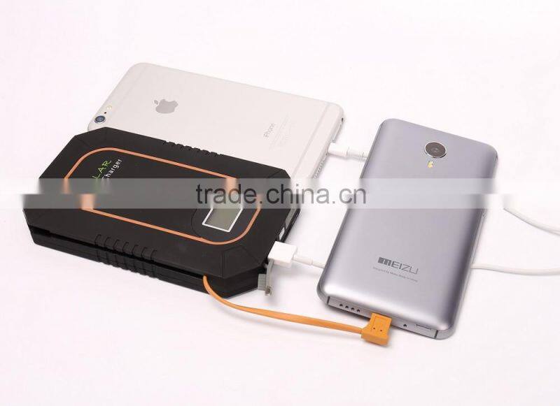 Foldable Power Bank with a Build-in Hhigh Efficiency Solar Panel