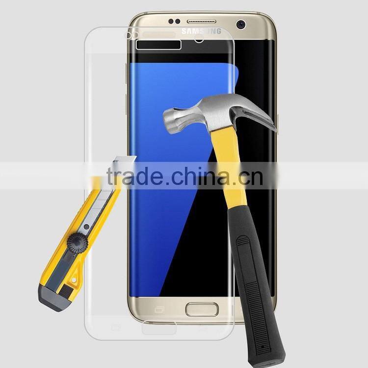 Factory Price mobile screen guard for Samsung S7 edge toughened glass