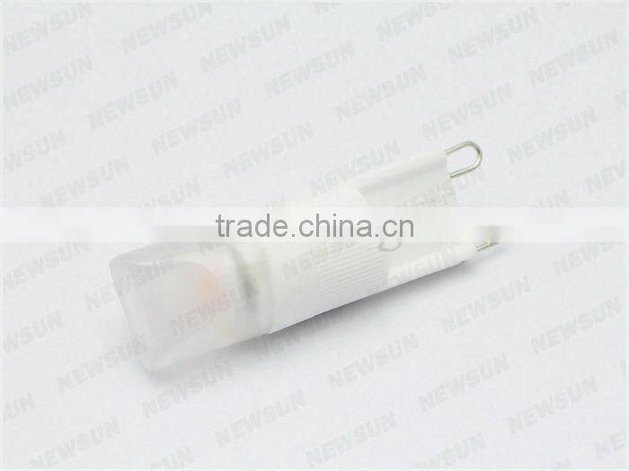 New design COB G9 led light 2W 220V G9 led bulb 2700K high brightness Epistar COB G9