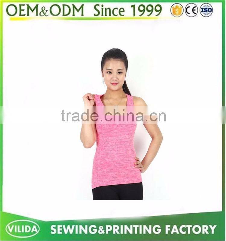 Bulk Fitness Bodybuilding Tank Top Bamboo Fiber Cotton Plain Custom Women Grey Tank Top OEM