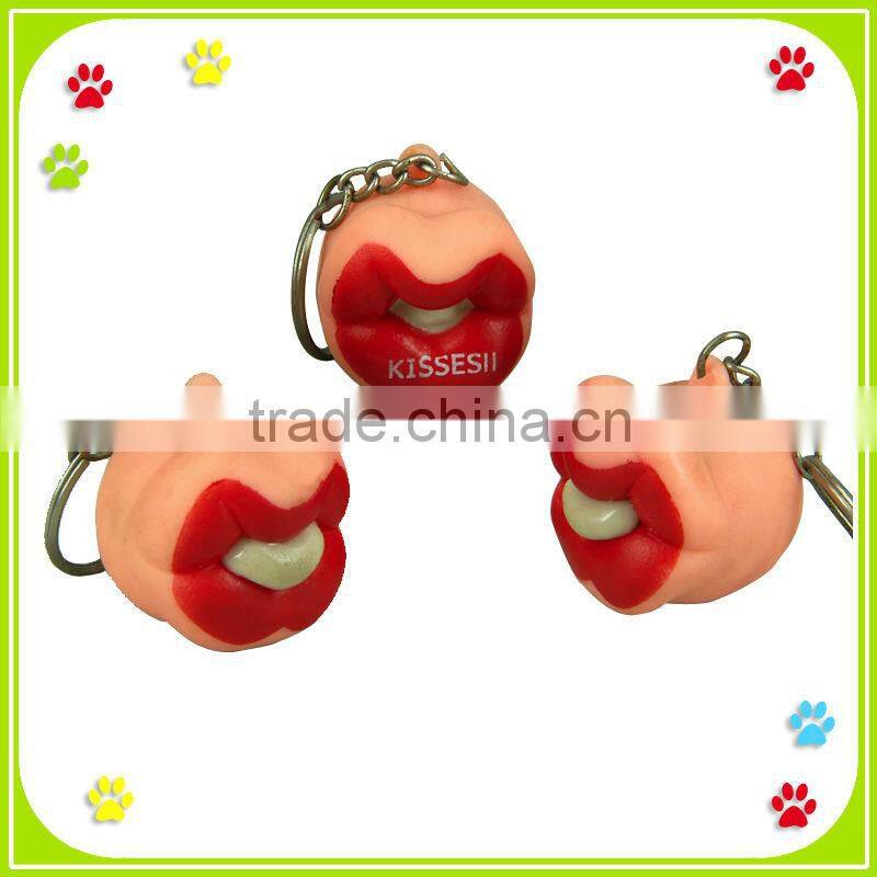 Promotinal Novelty Plastic Squeezable Keyring
