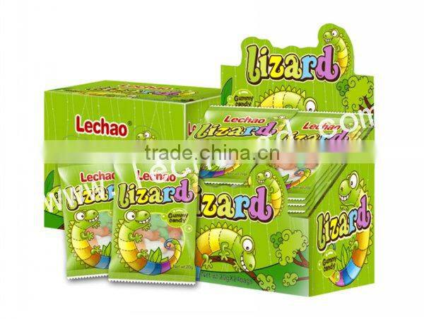 Halal Fruit Gummy Worm Soft Candy