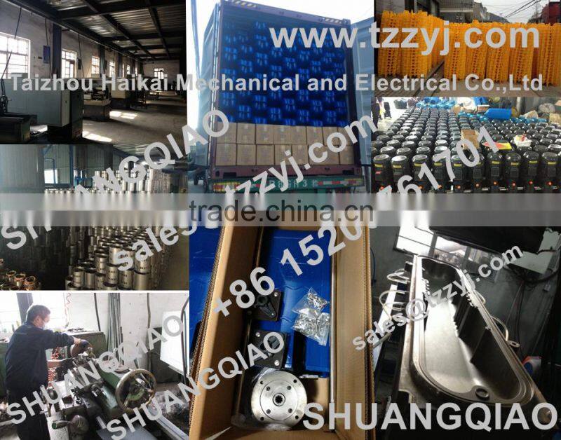 2016 2HP fish pond aerator, shrimp farming aerator, Cheap Paddle wheel Aerator with bantam gearbox and split frame