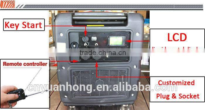 220v 240v Portable Digital 3kw inverter generator