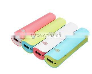 portable mobile power bank for gift promotion capacity 2200-2600mA