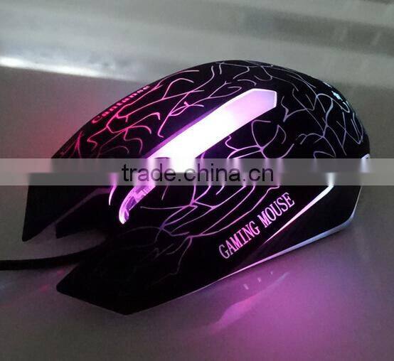 Lighting 7 Colour 6 buttons gaming mouse
