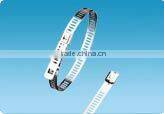 Supply chinl brand pvc coated stainless steel cable tie,304,ladder type,4.6*500 series(ISO9001 UL)