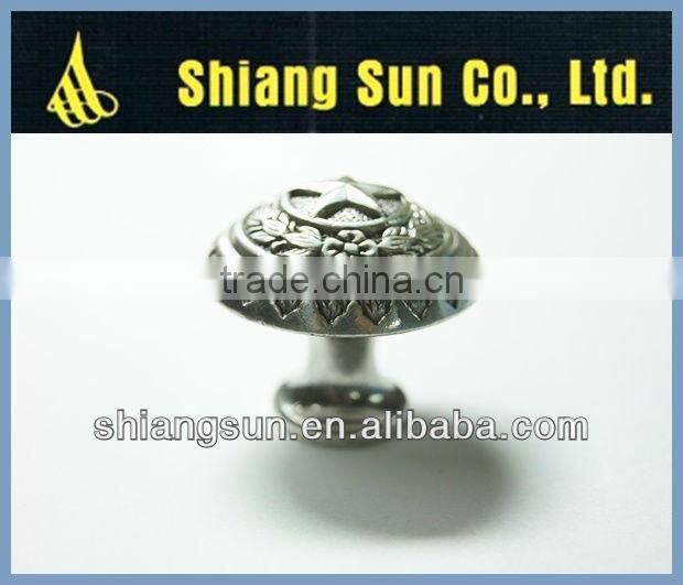 Cheap cross stitching custom leather concho