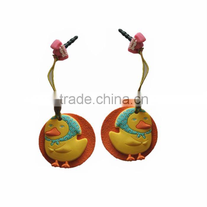 Custom/ DIY PVC Dust Plug/ Dust Cap For Mobile Phone