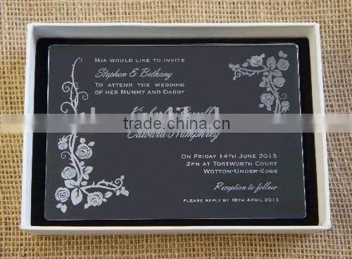 high quality new products 2016 acrylic wedding invitation