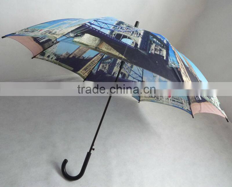 2016 new design london print umbrella, custom london printing umbrella