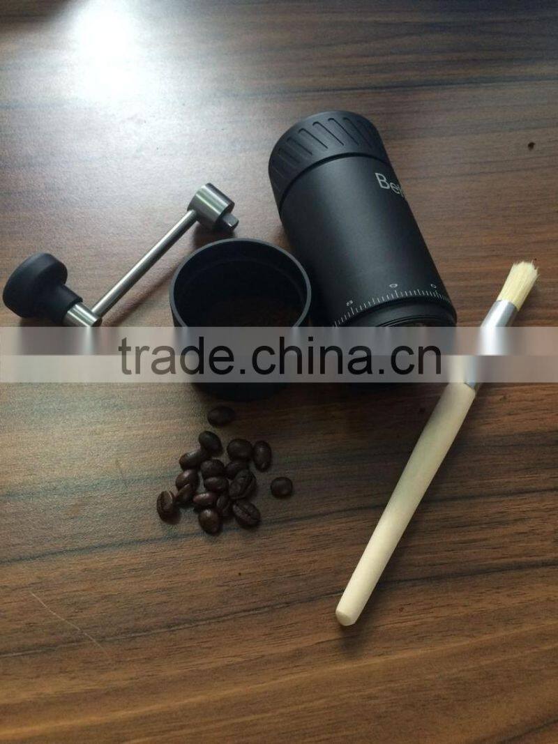 Small stainless steel Chinese Medicine grinder High quality Manual Coffee Burr Grinder Hand coffee bean miller