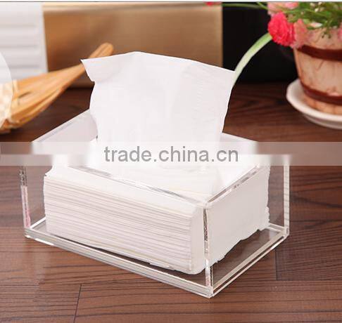 hot sale rectangle acrylic tissue box
