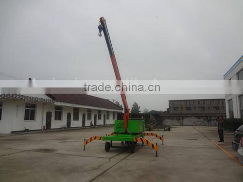 portable hoist grapple crane