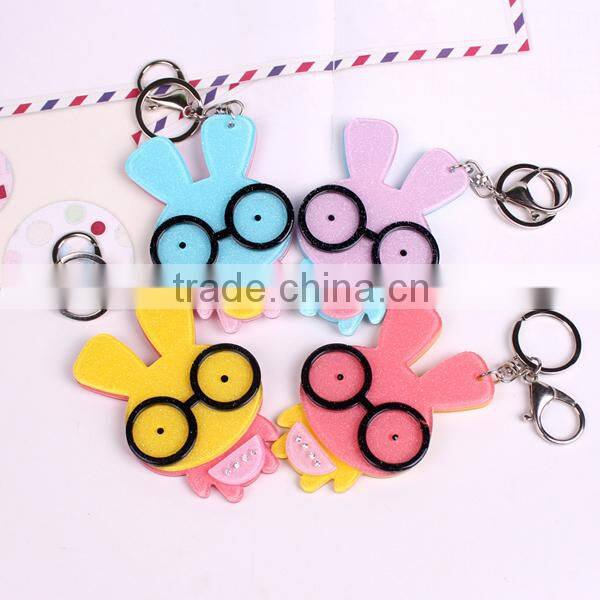 kids love eco-friend cute plastic key ring