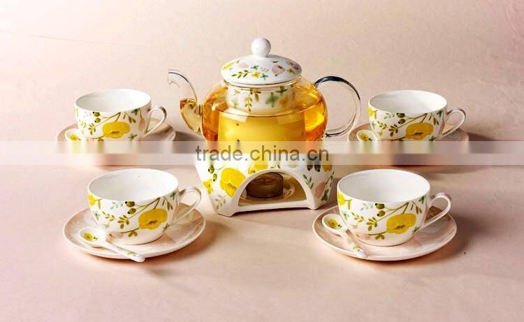 Hot Sale Good Quality Creative Customized Bone China Ceramics Tea Set