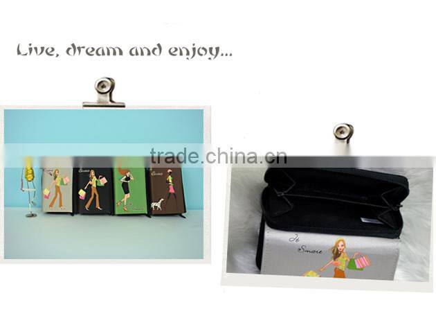 JSMART folded wallet portfolio purse sublimation printing giftware