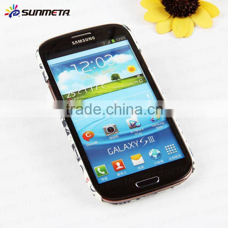 Sunmeta wholesale 3D sublimation phone case, blank sublimation phone