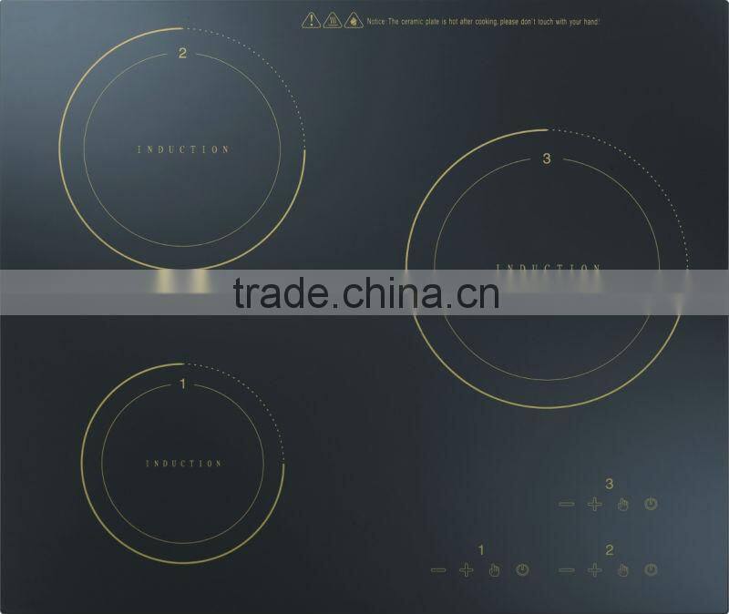 110v ETL certificate Chinese black crystal panel Timer function induction cooker