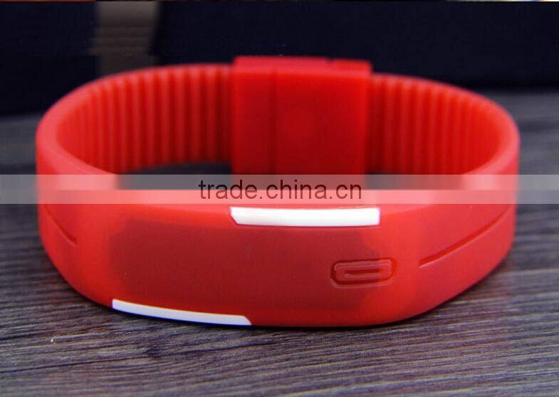 New Style Touch Mini Waterproof Silicon LED Electronic Wristwatches