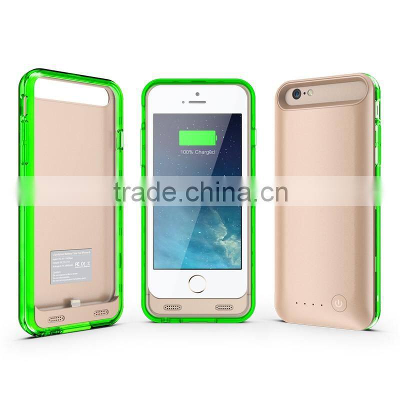 3100mah colorful external battery charger for phone case