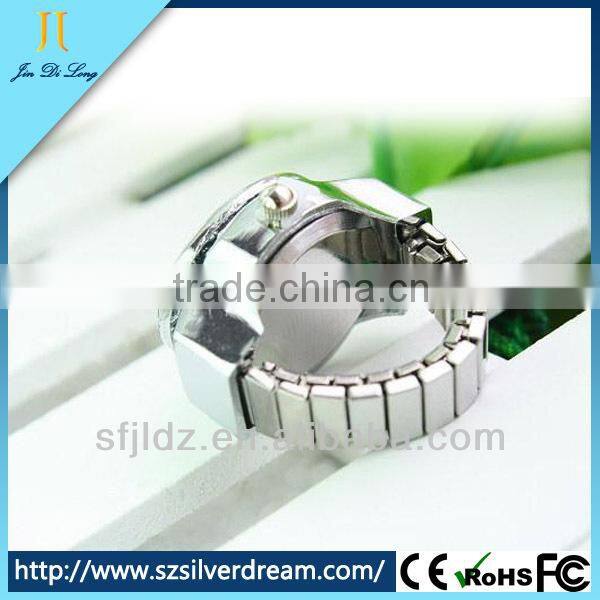 2014 Hot Sale Lady Oval Facet Rubby-like Changeable Band Watch