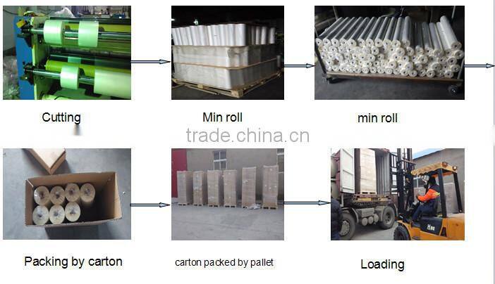 12MIRCO.15MIRCO/18MIRCO BOPP metalized film for paper laminating