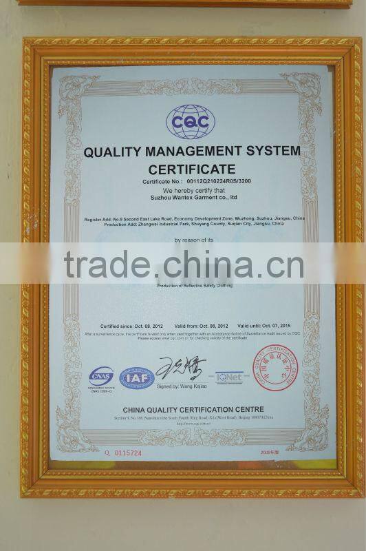 EN1149-3 anti static men's waterproof blue softshell jacket