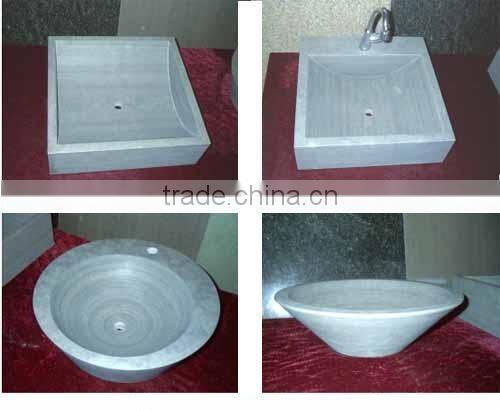 free standing counter top black granite washbasins
